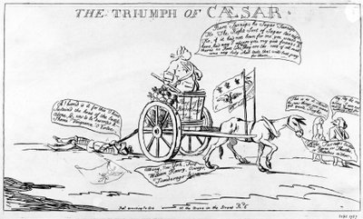 The Triumph of Caesar by Matthew or Matthias Darly